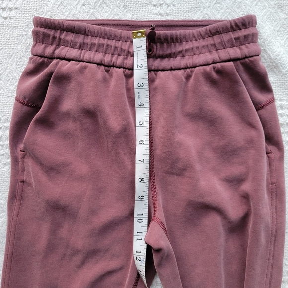 Lululemon Brushed Softstreme Split-Hem High-Rise Relax Casual Pant- Red Merlot - Picture 9 of 10